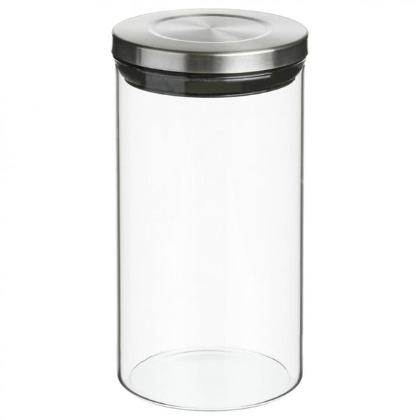 Bocal en verre et métal 1L
