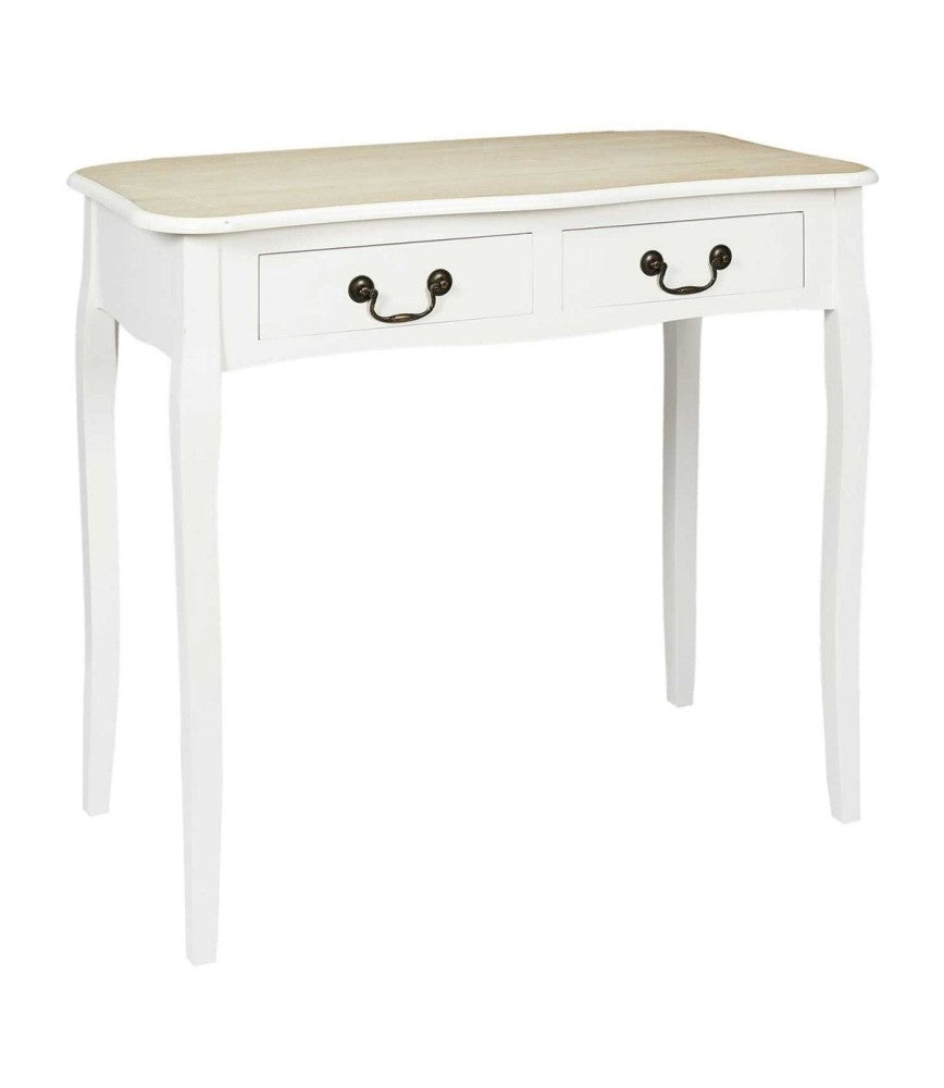 Escritorio blanco de madera