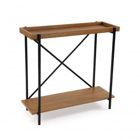 Console en bois clair