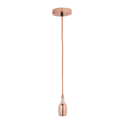 Suspension cordon métal cuivré H70