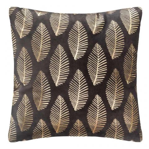 Coussin Déhoussable Velours 40x40 Gris