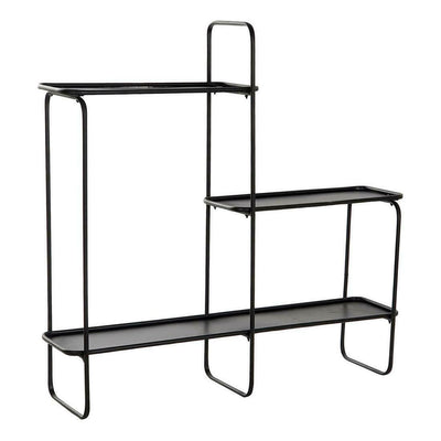 Etagère en métal noire 110x110
