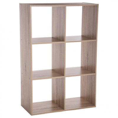Etagère 6 cases bois 68x100