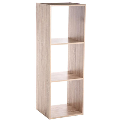 Etagère 3 cases bois 35x100