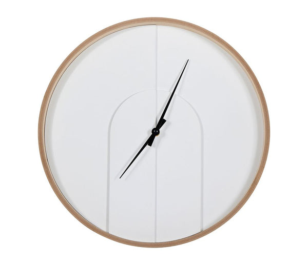 Horloge en bois relief D40