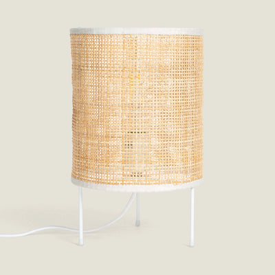 Lampe à poser en rotin H31