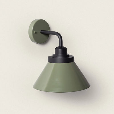 Applique intérieur/extérieur en aluminium vert olive