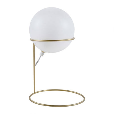 Lampe boule dorée H40