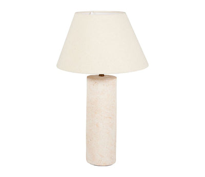 Lampe en céramique blanche design H50