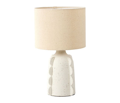 Lampe en céramique blanche design H35