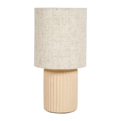 Lampe en céramique art déco nude H27