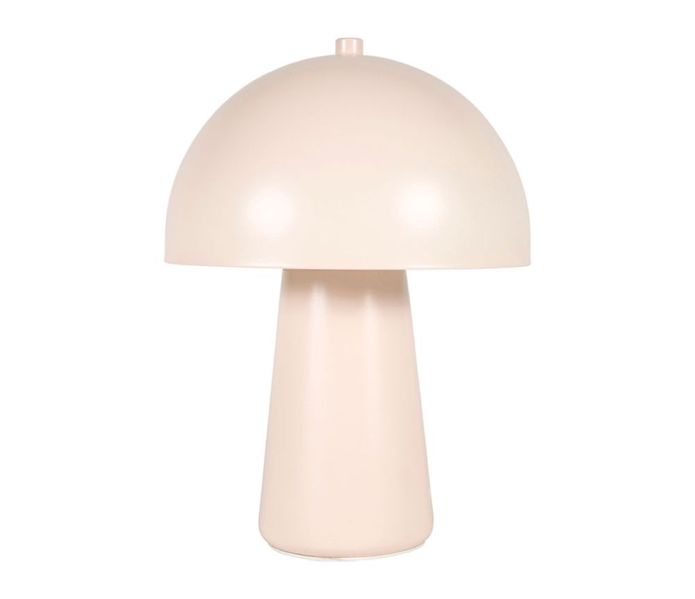 Lampe champignon rose H30