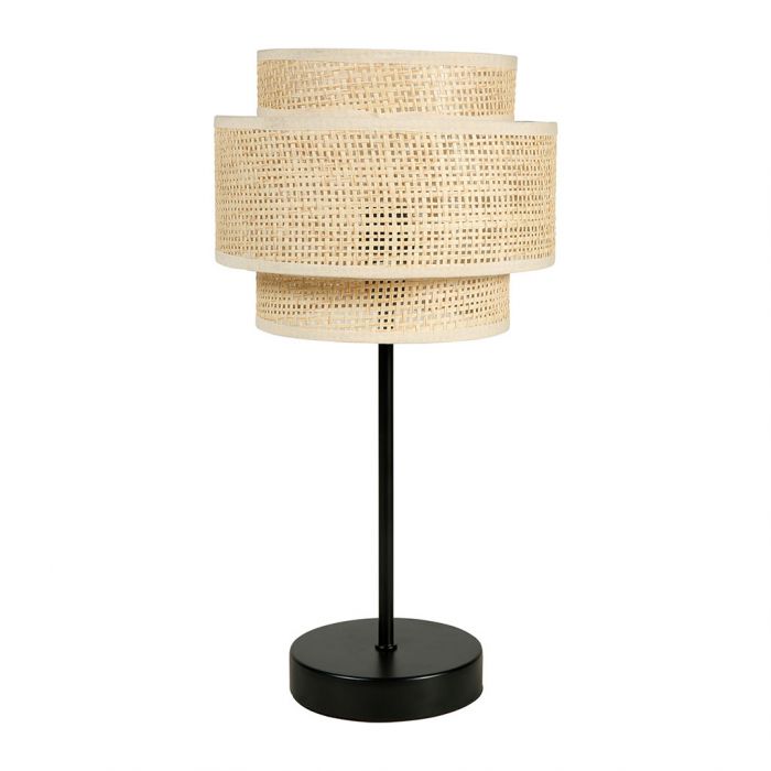Lampe sur pied en rotin H43