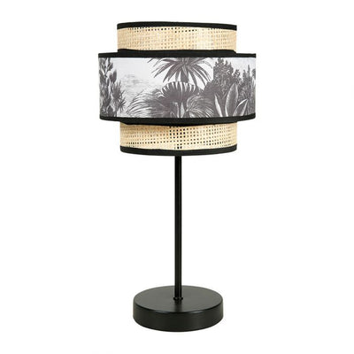 Lampe sur pied en rotin H43