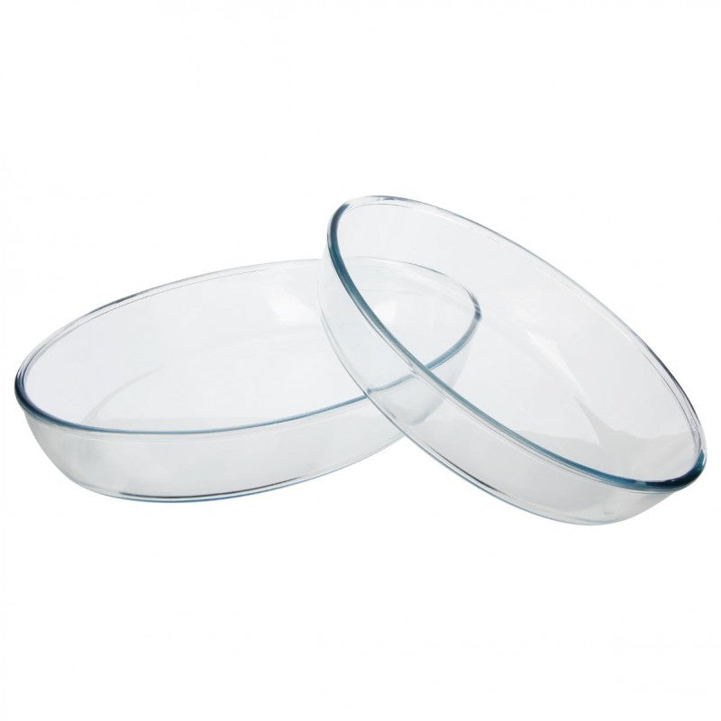 Plat Four en verre X2 Ovale
