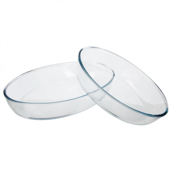 Plat Four en verre X2 Ovale