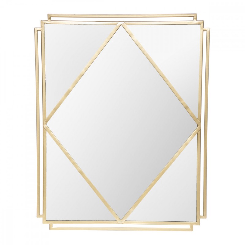 Miroir en métal doré 55X70cm
