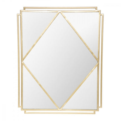 Miroir en métal doré 55X70cm