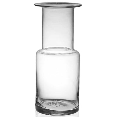 Vase en verre transparent H28