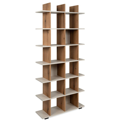 Bibliothèque NAVAS – Chêne Artisan et beige