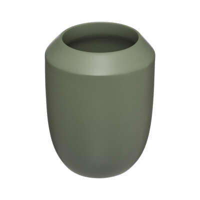 Pot de salle de bain vert en résine