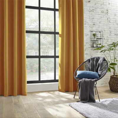 Rideau Occultant 140x260cm Ocre (vendu par 1)