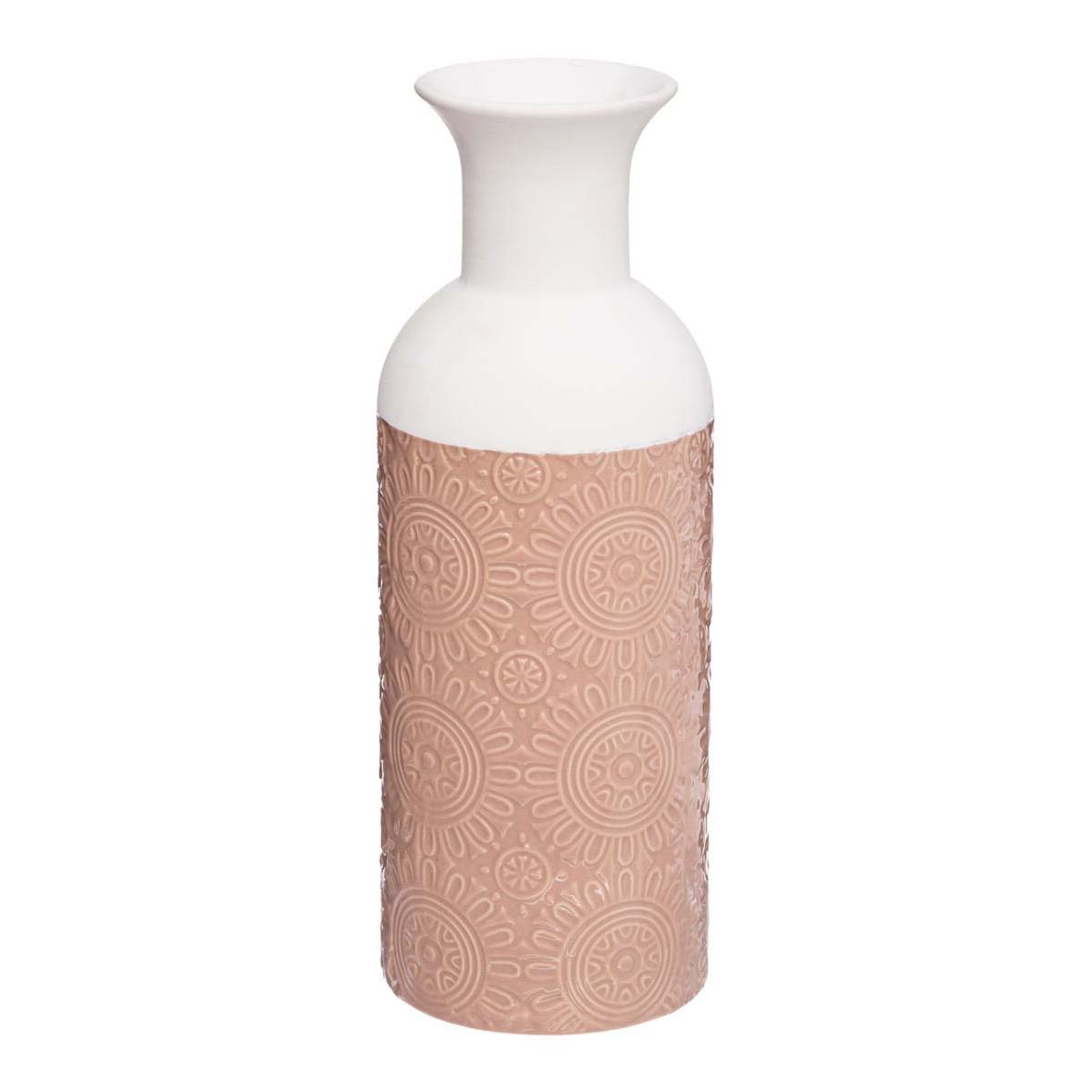Vase bouteille Rose H25