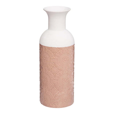 Vase bouteille Rose H25