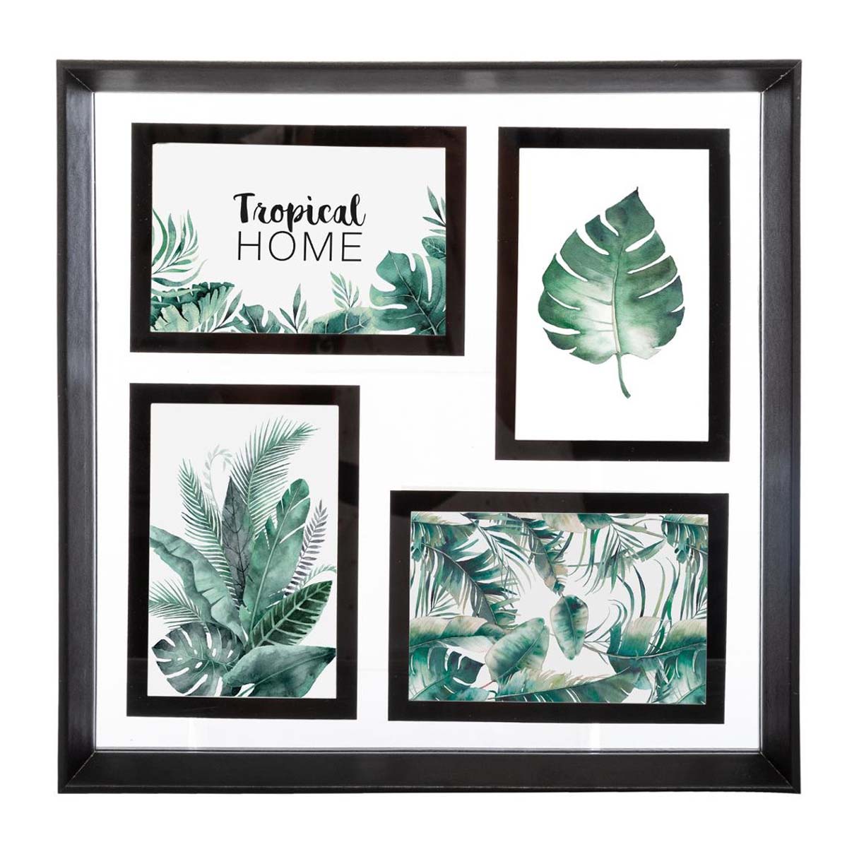 Tableau relief tropical 35x35