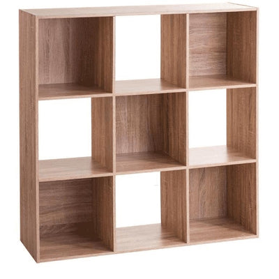 Etagère 9 cases bois 100x100