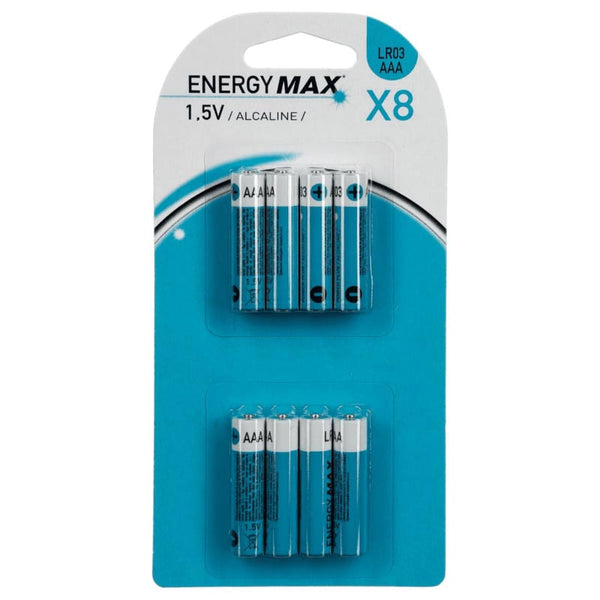 Lot de 8 Piles LR03 "Alcaline"