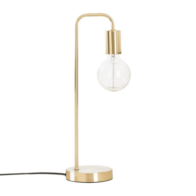 Lampe dorée métal H46