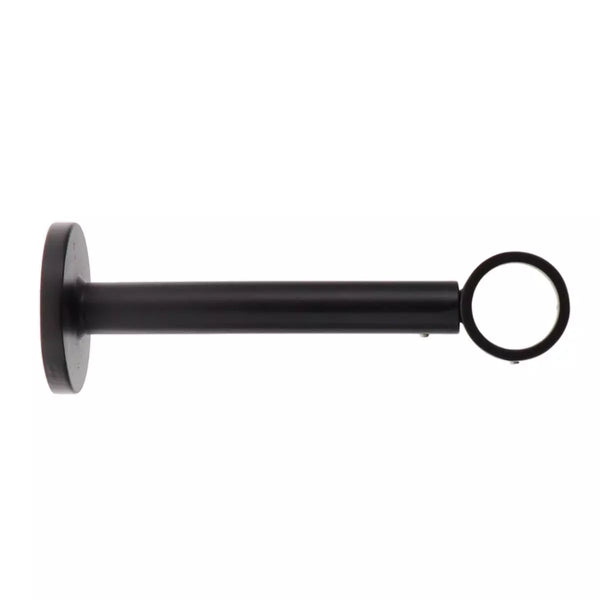Lot de 2 supports extensibles (L150 - L190 / D20 mm) noir mat