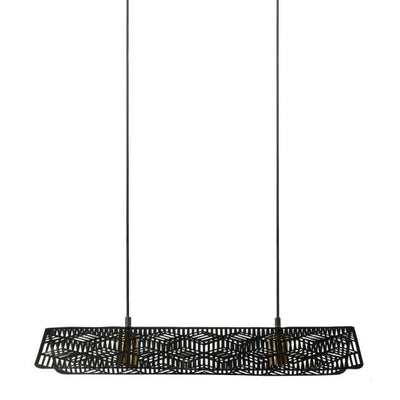 Suspension double cordon en métal L65
