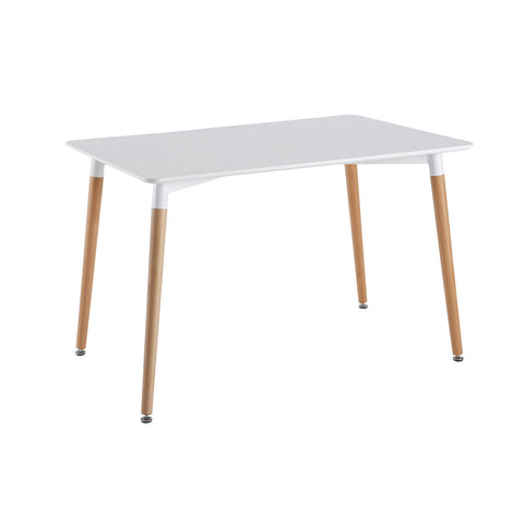 Table à manger rectangle bois 75x115