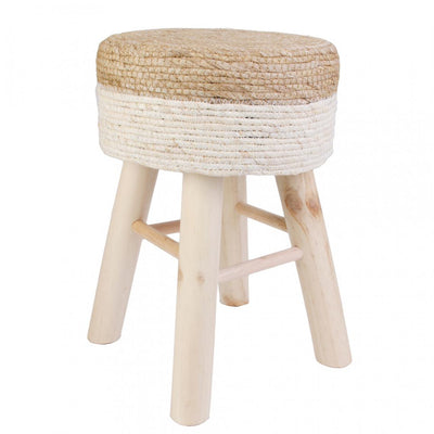 Tabouret Tressé bois