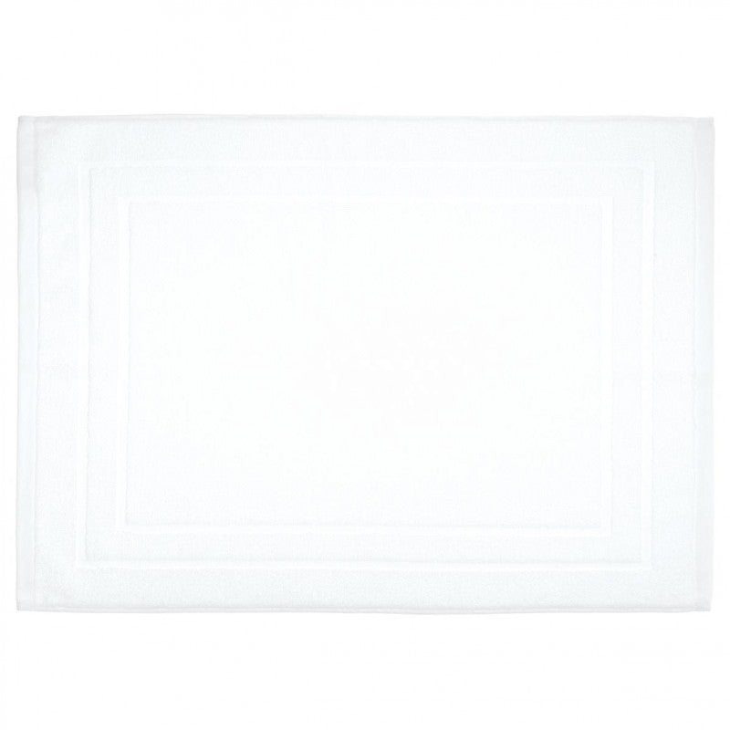 Tapis de salle de bain blanc