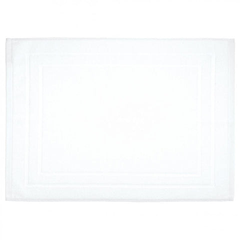 Tapis de salle de bain blanc