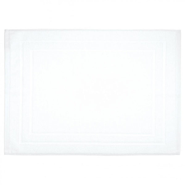 Alfombra de baño blanca