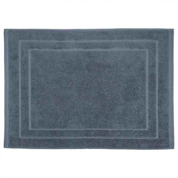 Tapis de salle de bain gris foncé
