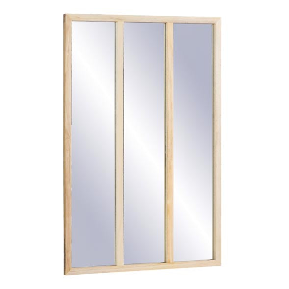 Miroir mural cadre en bois 76x116