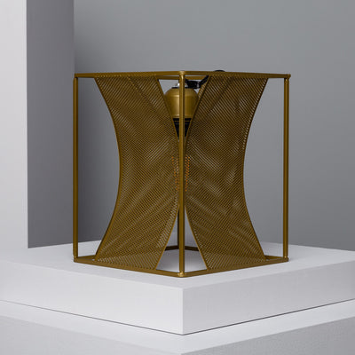 Lampe à poser en métal doré H24