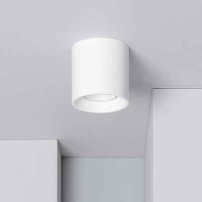 Plafonnier en résine orientable H10 blanc