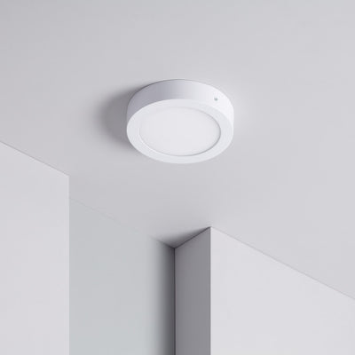 Plafonnier en métal blanc LED 20x20 12W