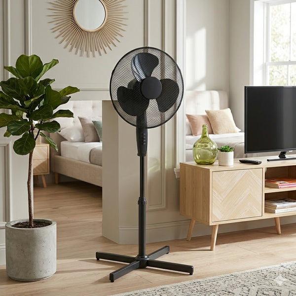 Ventilador de pie negro D40