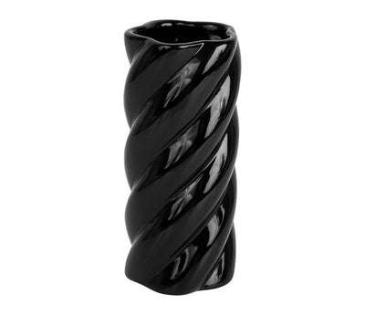 Vase en dolomite noire H20