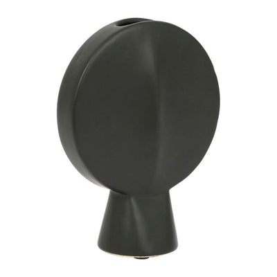 Vase art déco en grès noir H20