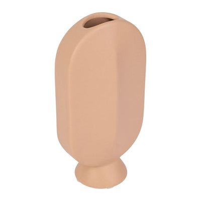 Vase art déco en grès pêche H18