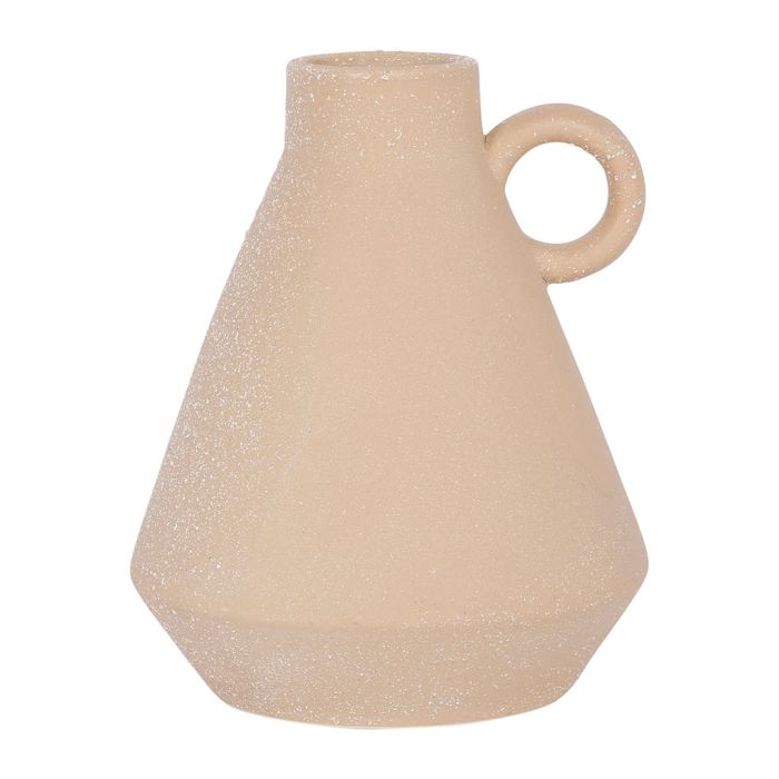 Vase bohème en grès nude H15