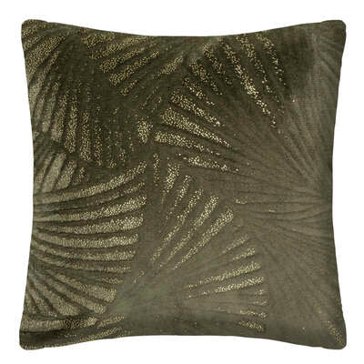 Coussin kaki doré 40x40